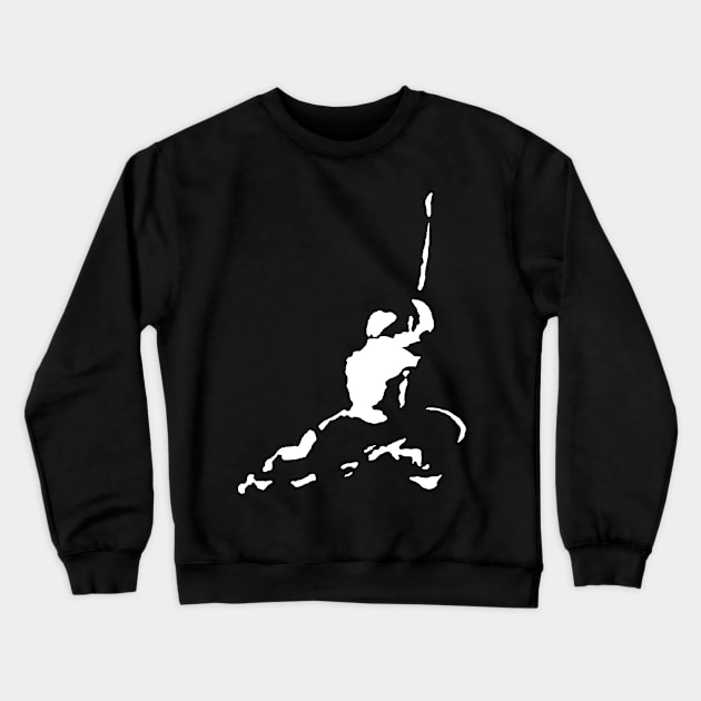 kung-fu stickfighter INK Crewneck Sweatshirt by Nikokosmos